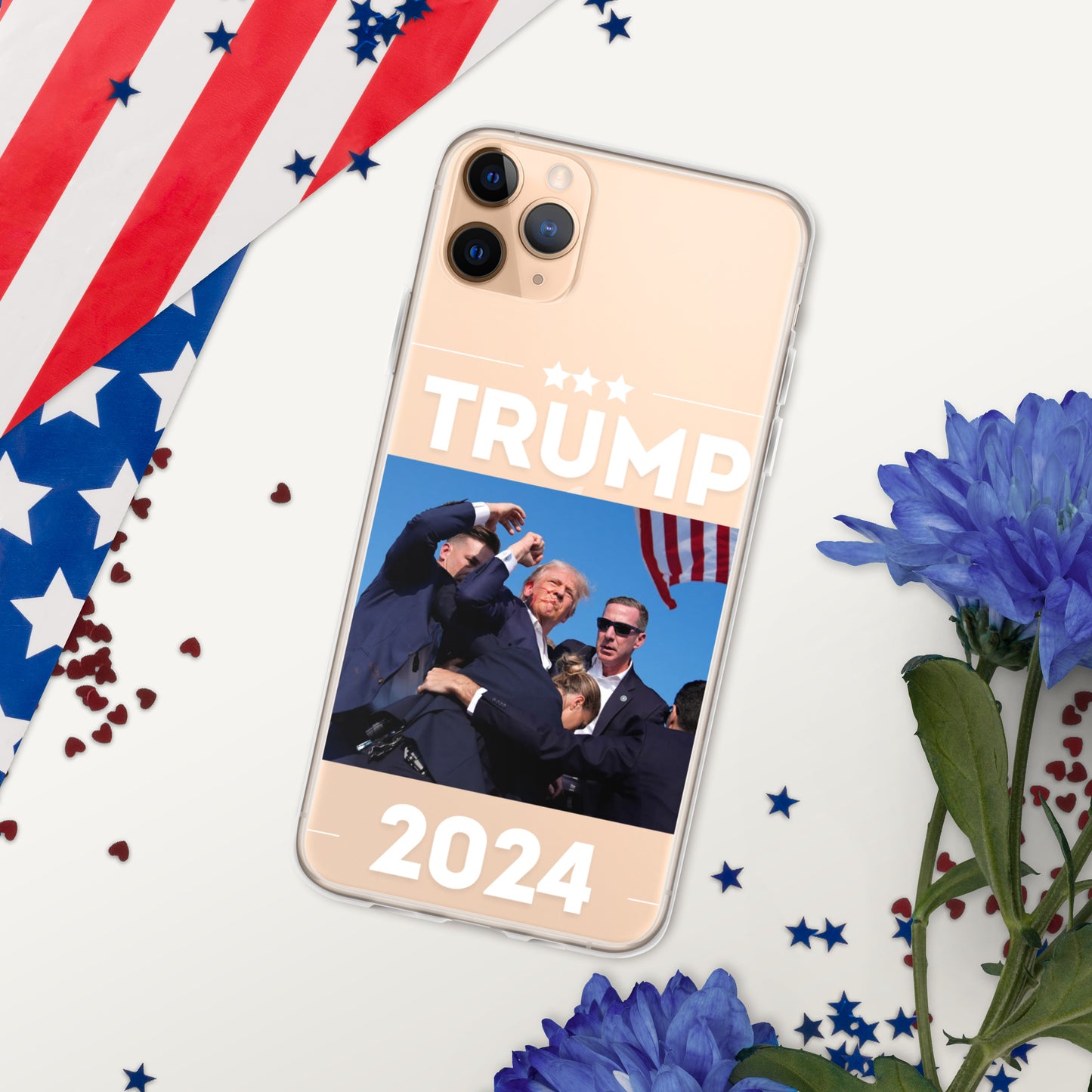 Trump 2024 Clear Case for iPhone®