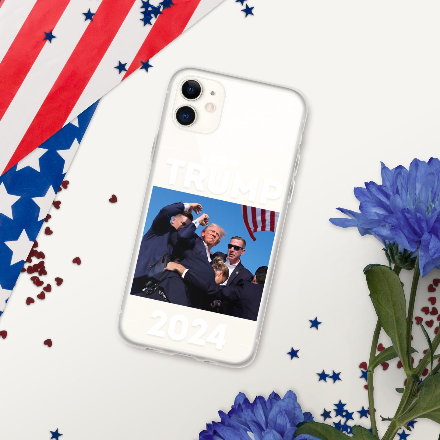 Trump 2024 Clear Case for iPhone®