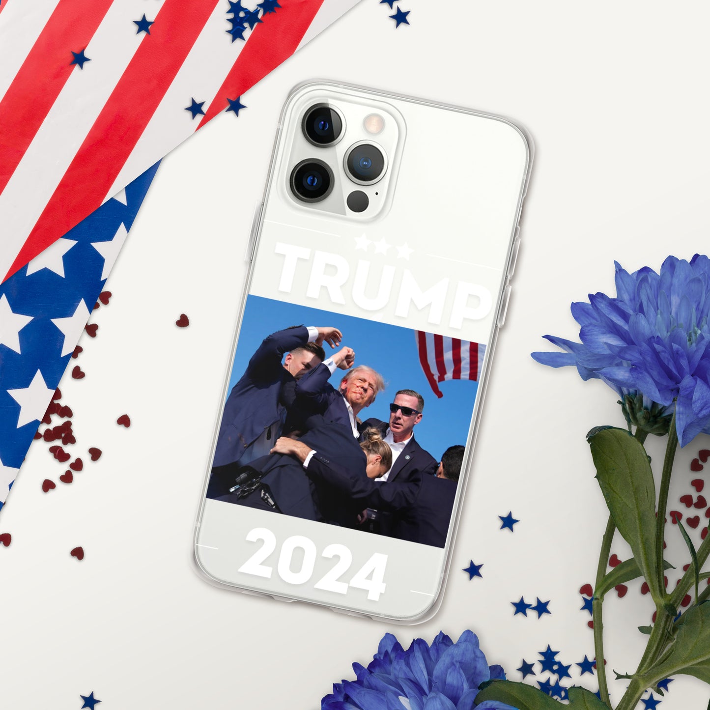 Trump 2024 Clear Case for iPhone®