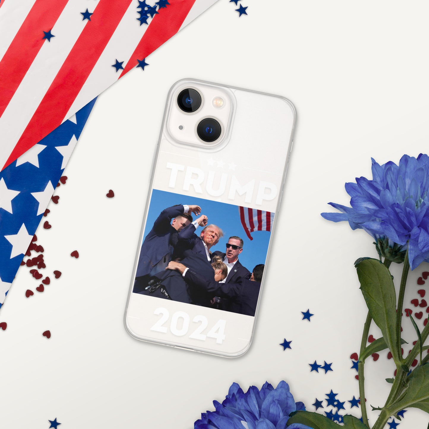 Trump 2024 Clear Case for iPhone®