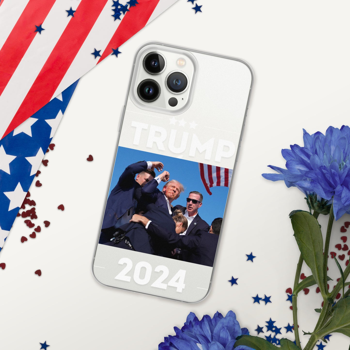 Trump 2024 Clear Case for iPhone®