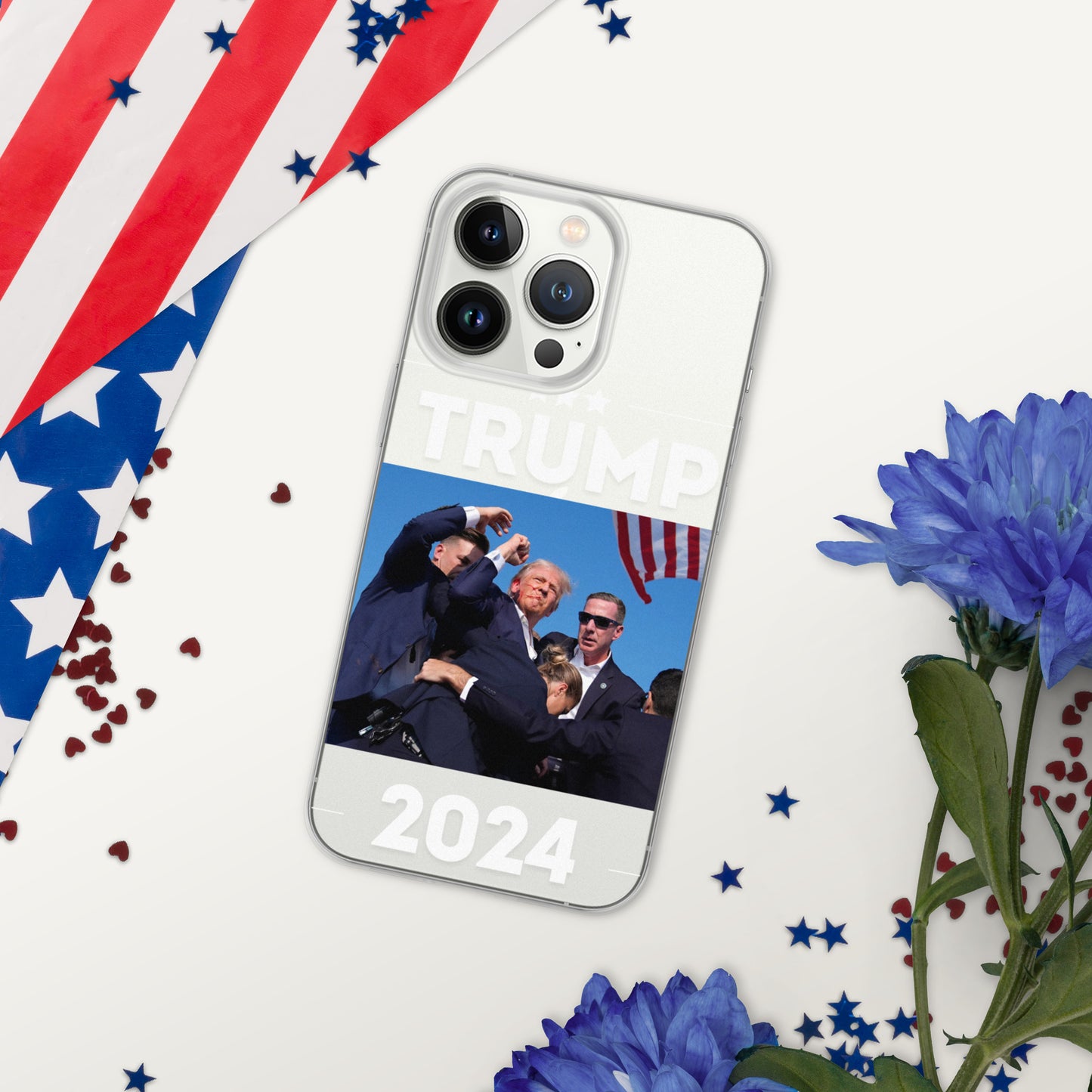 Trump 2024 Clear Case for iPhone®