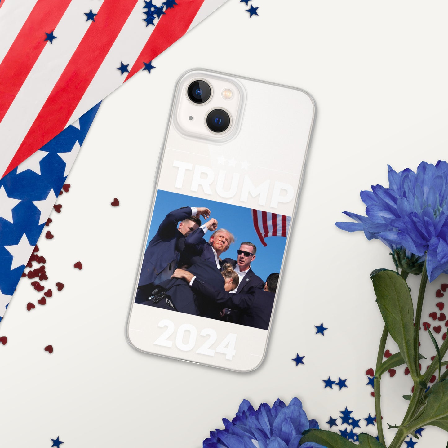 Trump 2024 Clear Case for iPhone®