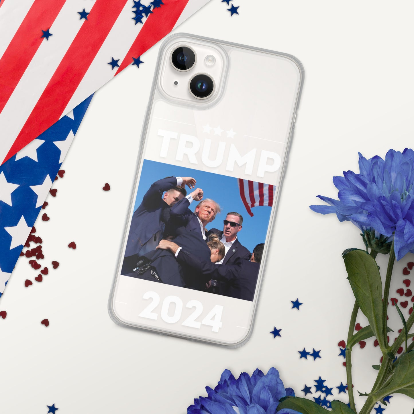 Trump 2024 Clear Case for iPhone®