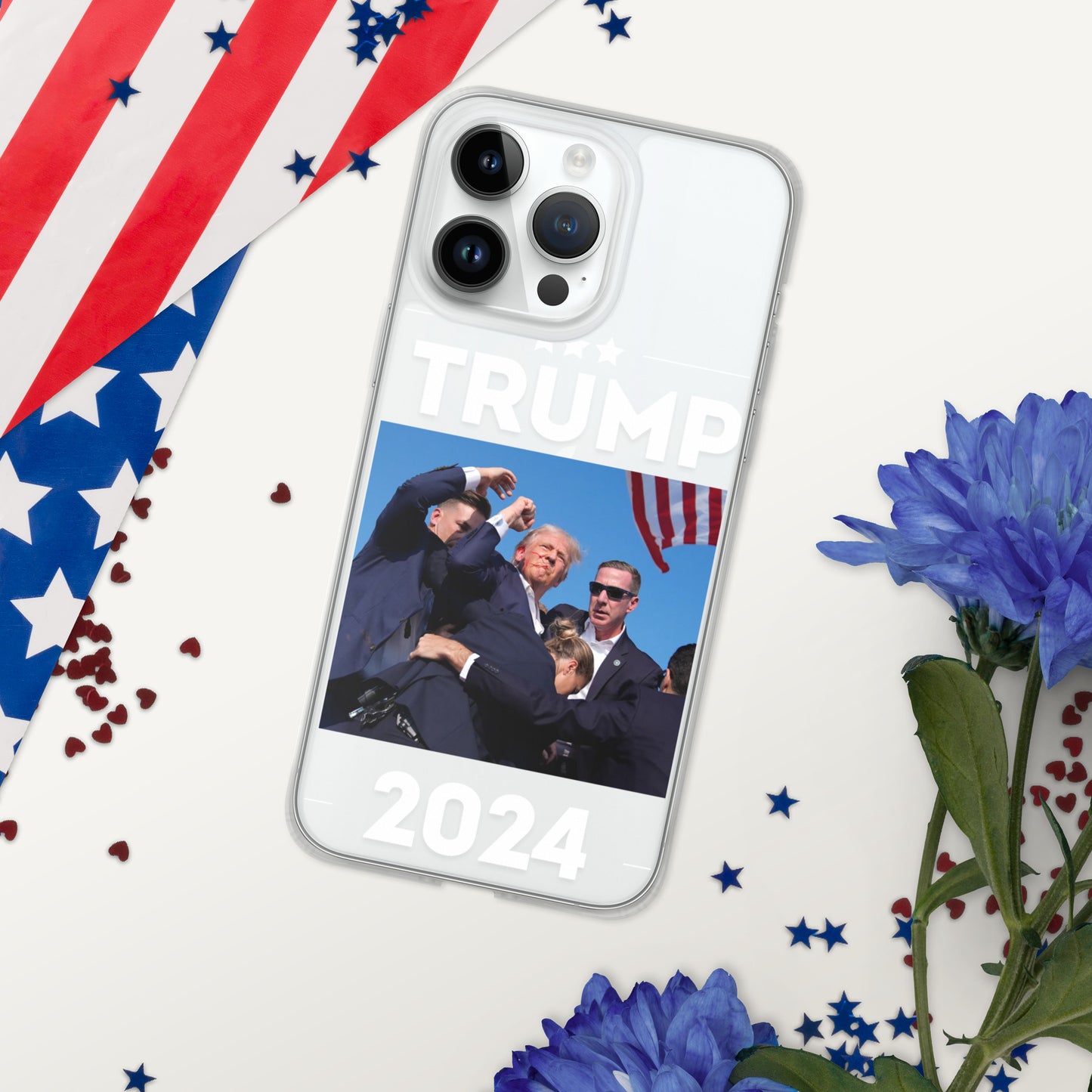 Trump 2024 Clear Case for iPhone®