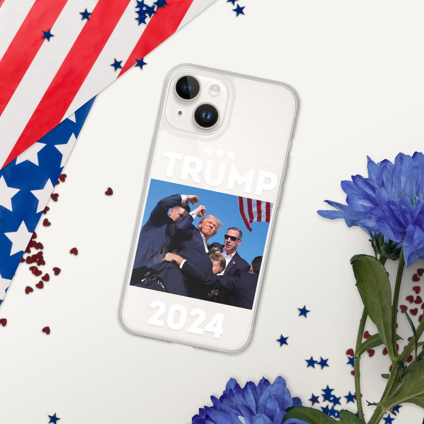 Trump 2024 Clear Case for iPhone®