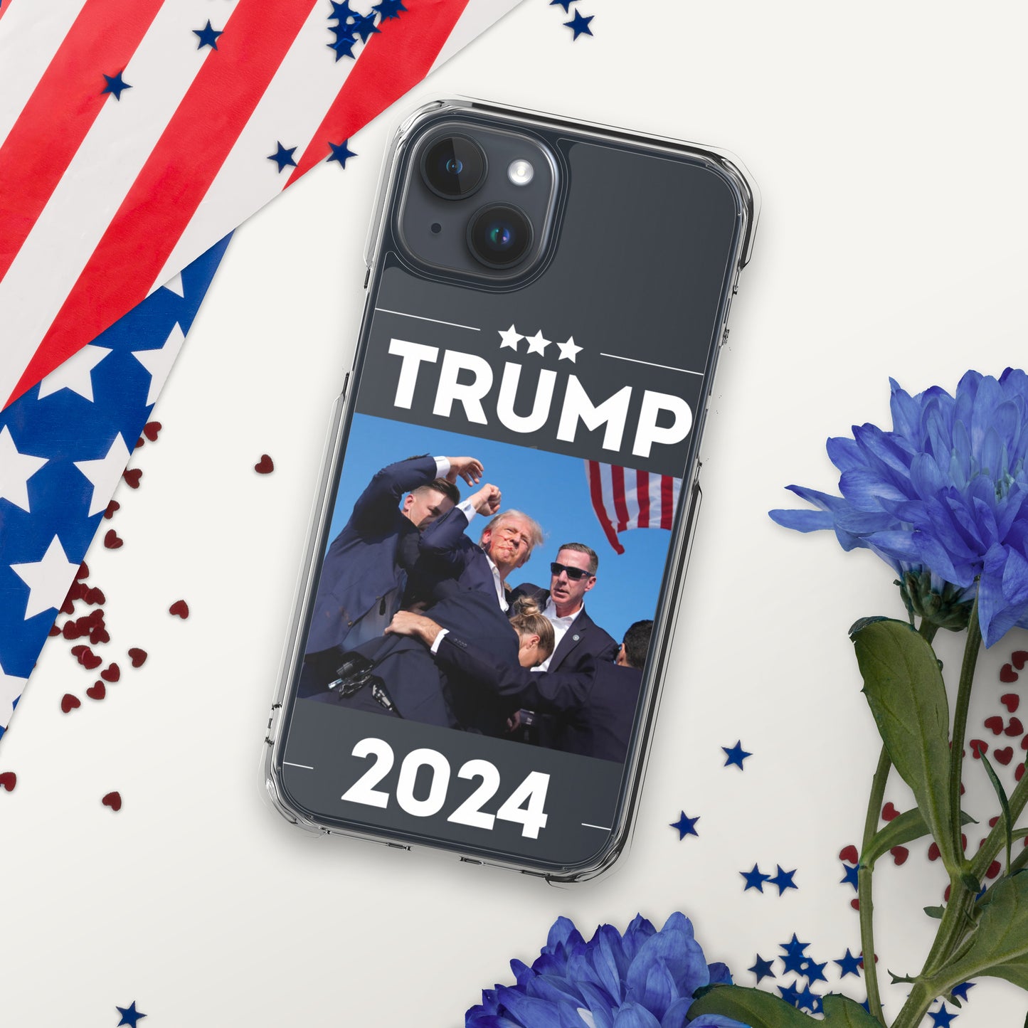 Trump 2024 Clear Case for iPhone®