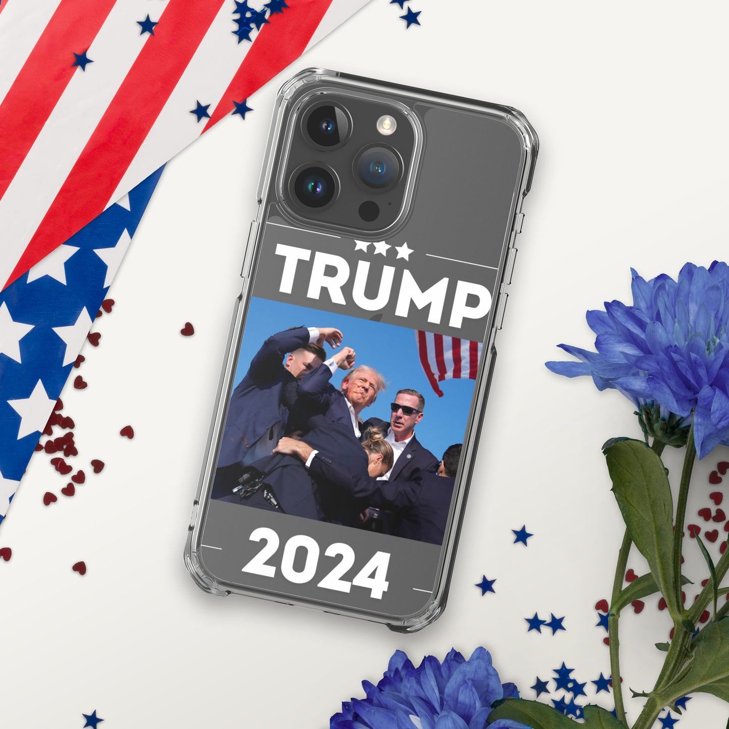 Trump 2024 Clear Case for iPhone®