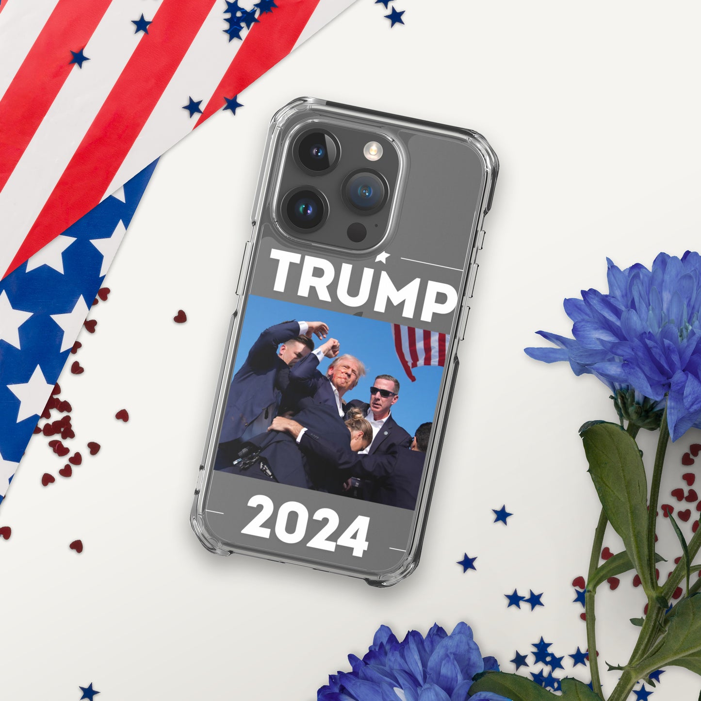 Trump 2024 Clear Case for iPhone®