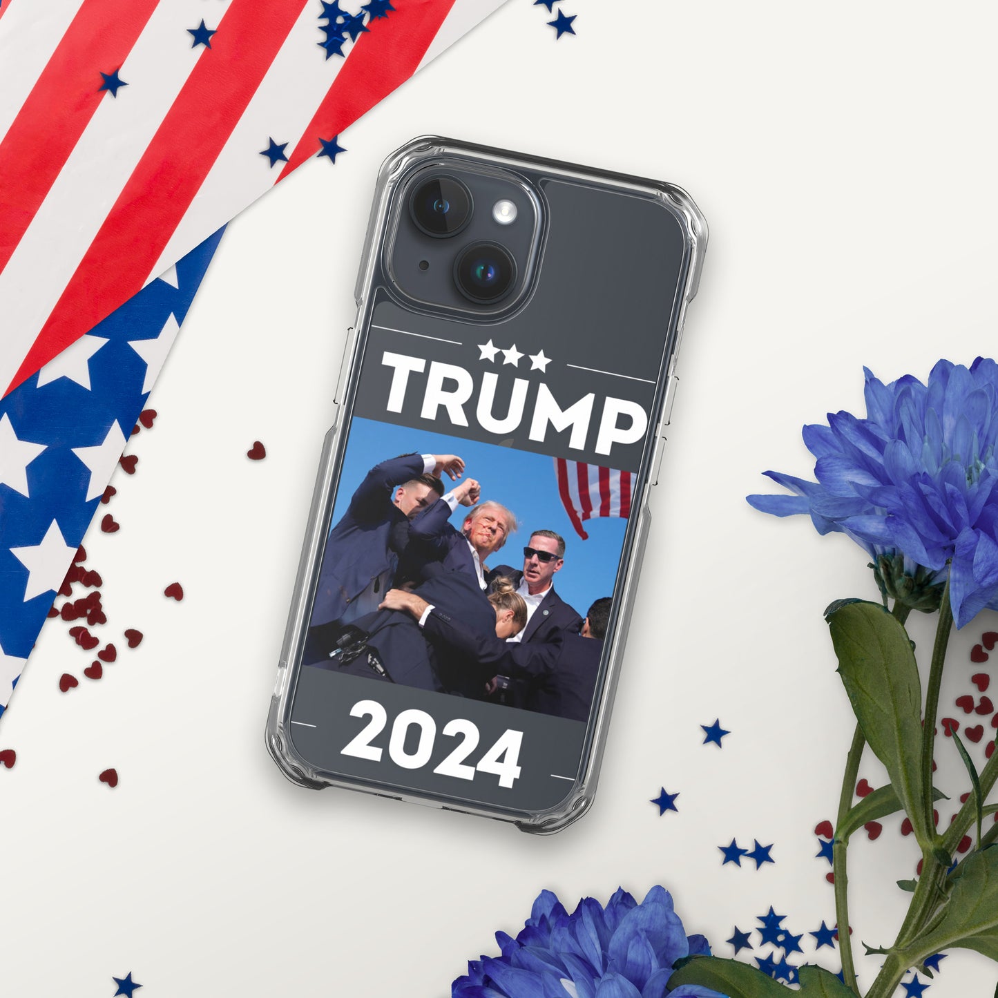 Trump 2024 Clear Case for iPhone®