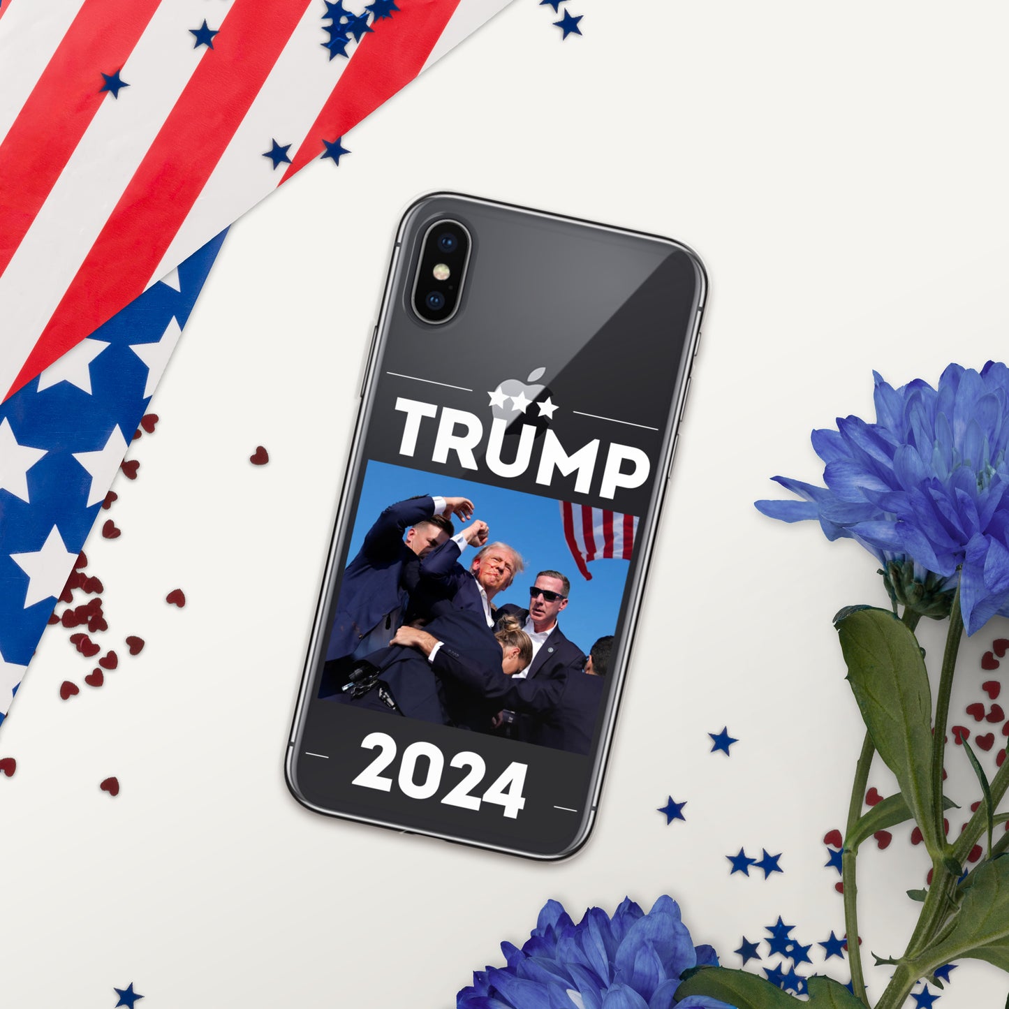 Trump 2024 Clear Case for iPhone®